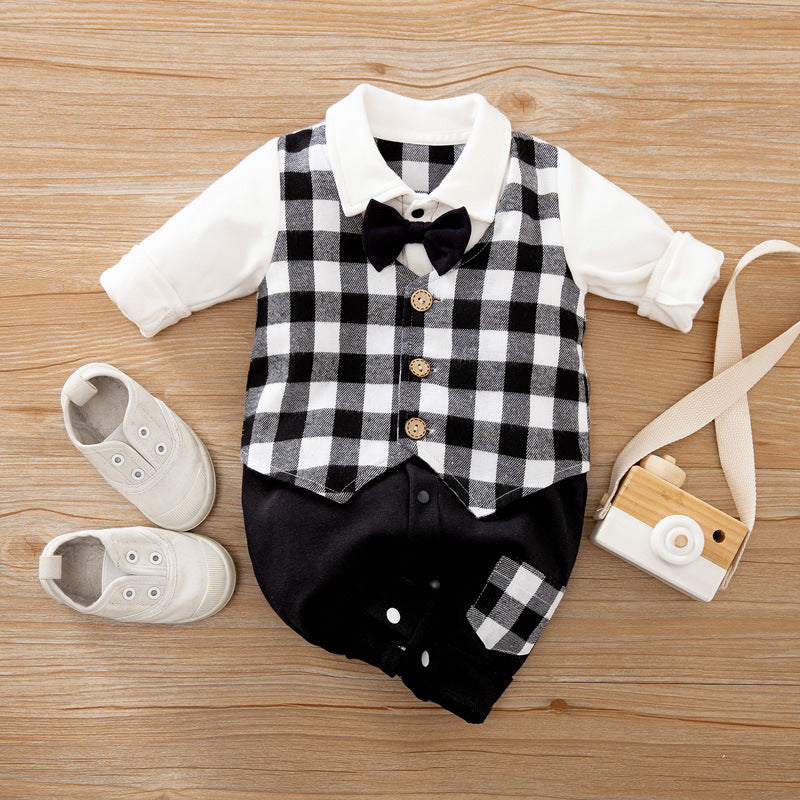 Baby Jumpsuit Gentleman Style
