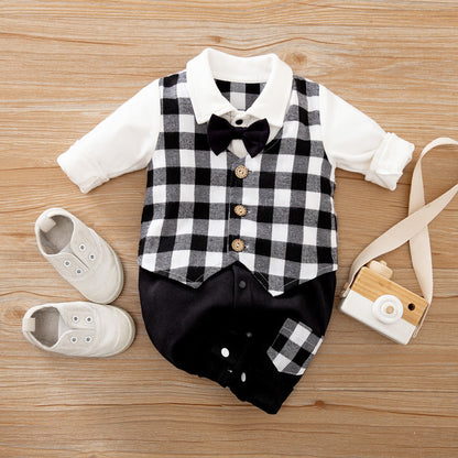 Baby Jumpsuit Gentleman Style