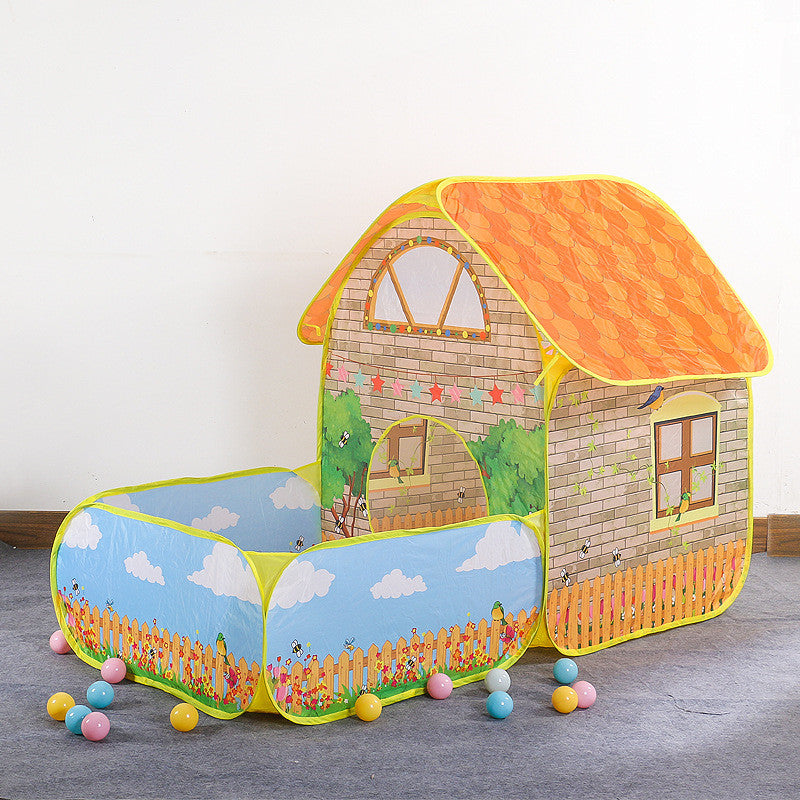Children’s Foldable Play Tent & Tunnel with Ball Pit