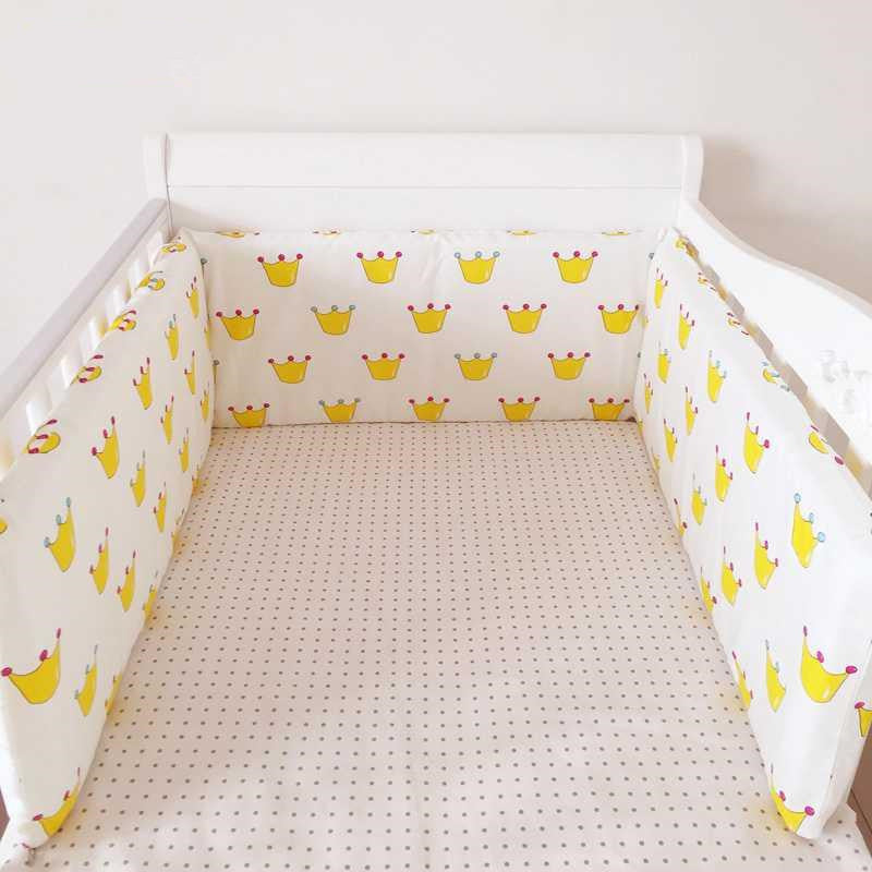Pure Cotton Crib Bumper – Soft, Safe & Washable Anti-Collision Guardrail