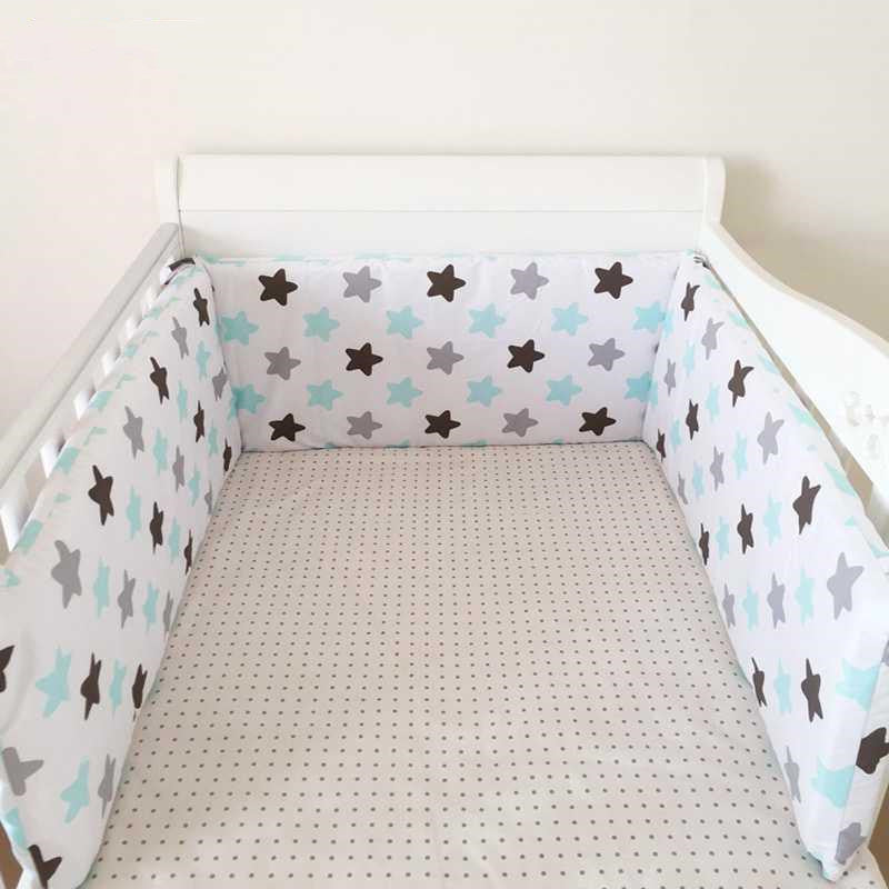 Pure Cotton Crib Bumper – Soft, Safe & Washable Anti-Collision Guardrail