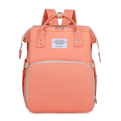 Multifunctional Mummy Bag with Foldable Baby Bed – Portable, Waterproof & Perfect for Travel