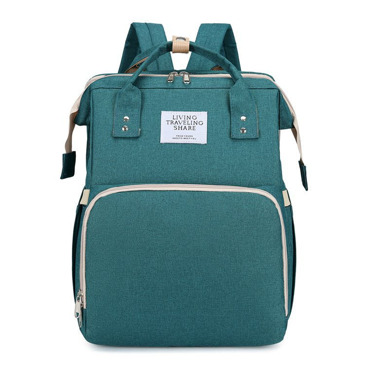 Multifunctional Mummy Bag with Foldable Baby Bed – Portable, Waterproof & Perfect for Travel