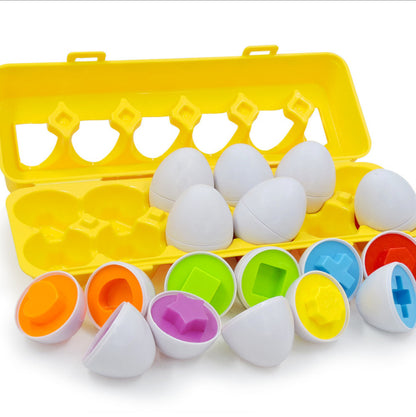 Colour & Shape Matching Egg Learning Toy Set