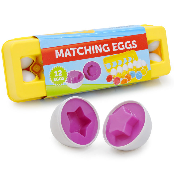 Colour & Shape Matching Egg Learning Toy Set
