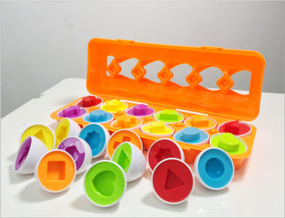 Colour & Shape Matching Egg Learning Toy Set
