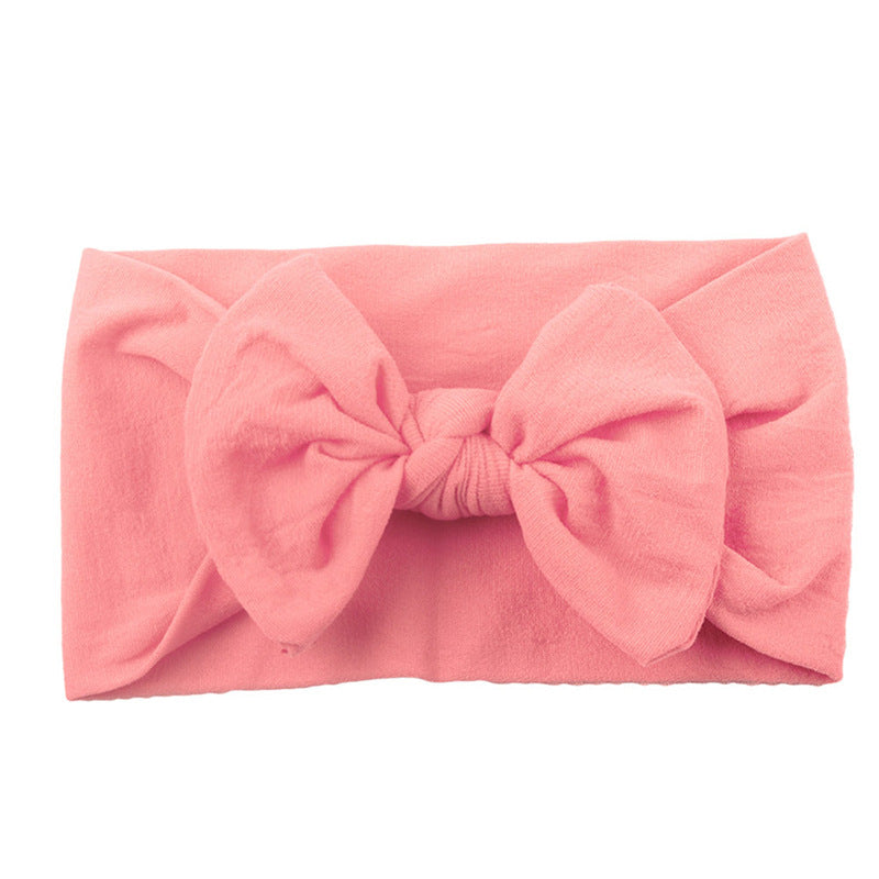 Baby Nylon Bow Headband – Soft, Stretchy & Adorable Everyday Accessory