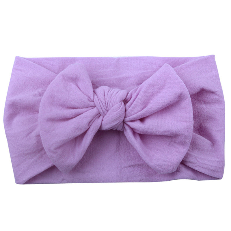 Baby Nylon Bow Headband – Soft, Stretchy & Adorable Everyday Accessory