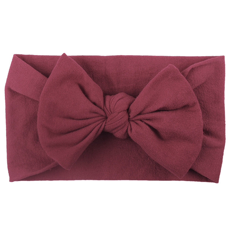 Baby Nylon Bow Headband – Soft, Stretchy & Adorable Everyday Accessory