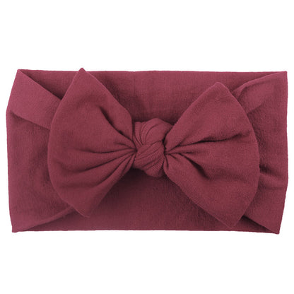 Baby Nylon Bow Headband – Soft, Stretchy & Adorable Everyday Accessory