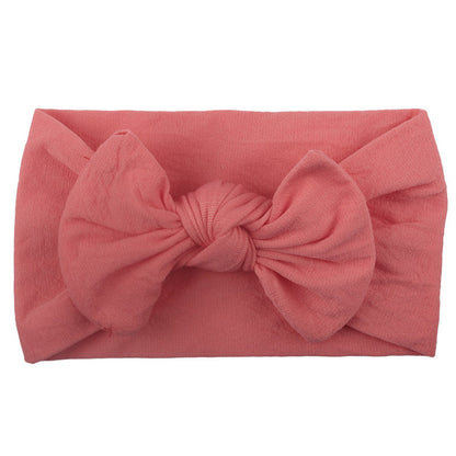 Baby Nylon Bow Headband – Soft, Stretchy & Adorable Everyday Accessory