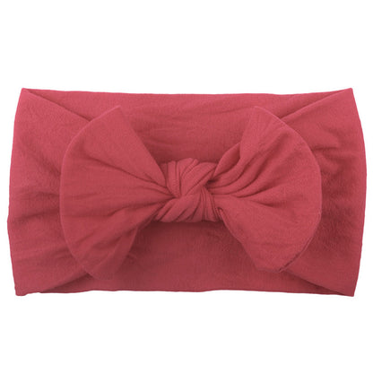 Baby Nylon Bow Headband – Soft, Stretchy & Adorable Everyday Accessory