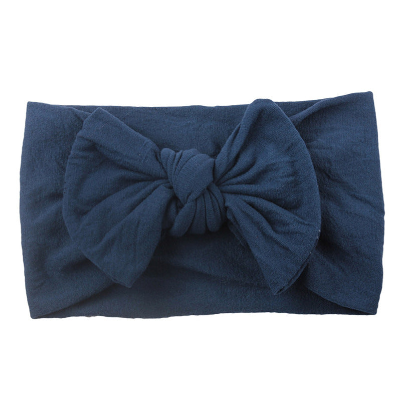 Baby Nylon Bow Headband – Soft, Stretchy & Adorable Everyday Accessory