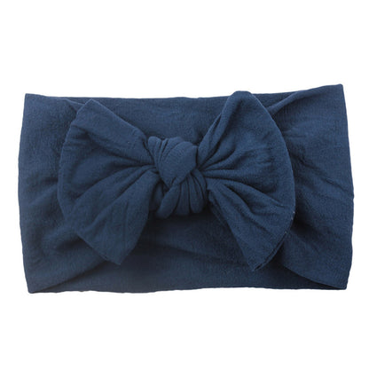 Baby Nylon Bow Headband – Soft, Stretchy & Adorable Everyday Accessory