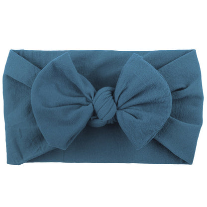 Baby Nylon Bow Headband – Soft, Stretchy & Adorable Everyday Accessory