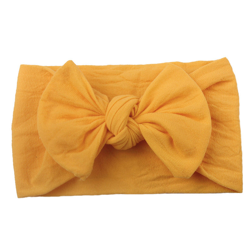 Baby Nylon Bow Headband – Soft, Stretchy & Adorable Everyday Accessory
