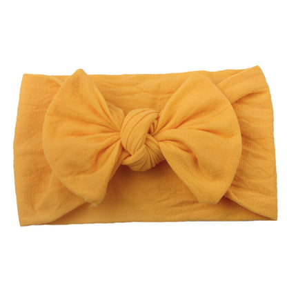 Baby Nylon Bow Headband – Soft, Stretchy & Adorable Everyday Accessory