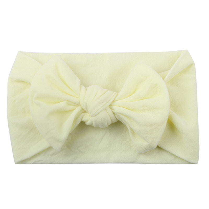 Baby Nylon Bow Headband – Soft, Stretchy & Adorable Everyday Accessory