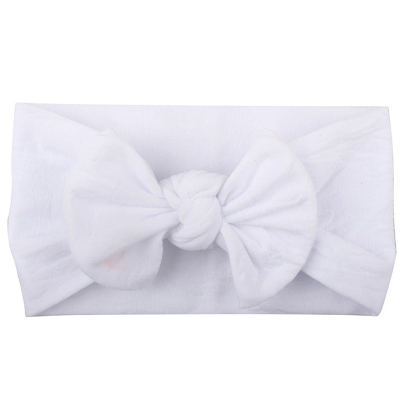 Baby Nylon Bow Headband – Soft, Stretchy & Adorable Everyday Accessory