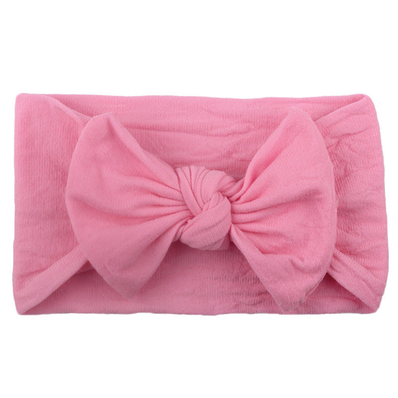 Baby Nylon Bow Headband – Soft, Stretchy & Adorable Everyday Accessory