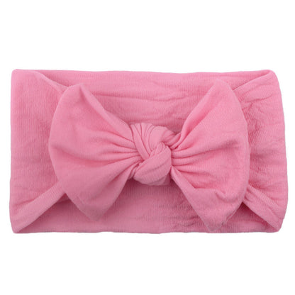 Baby Nylon Bow Headband – Soft, Stretchy & Adorable Everyday Accessory