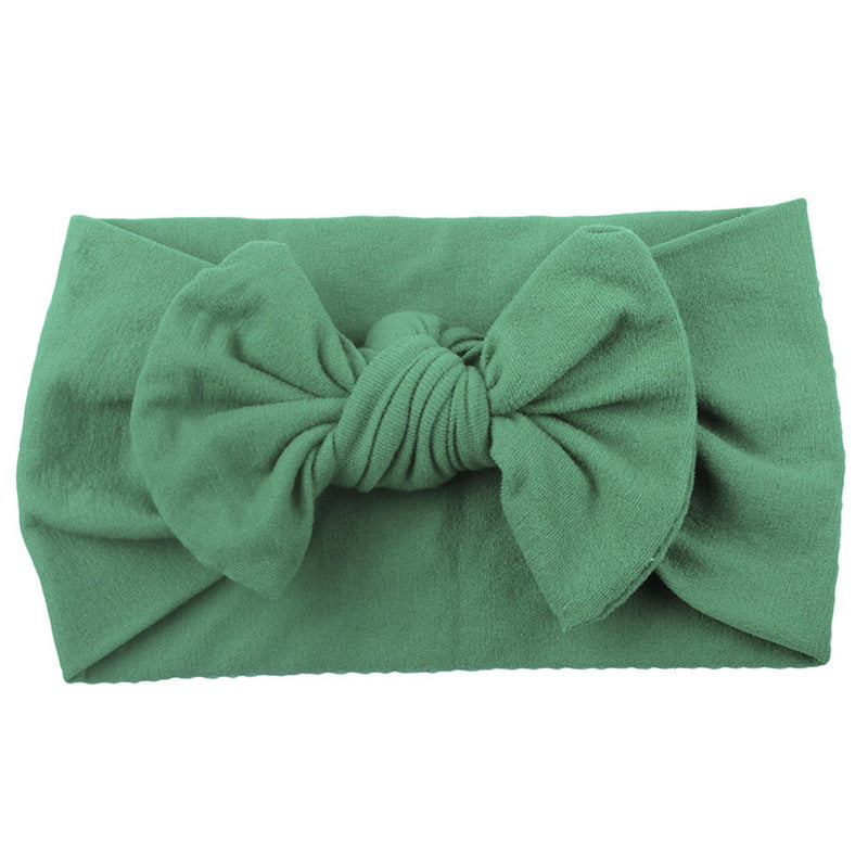 Baby Nylon Bow Headband – Soft, Stretchy & Adorable Everyday Accessory