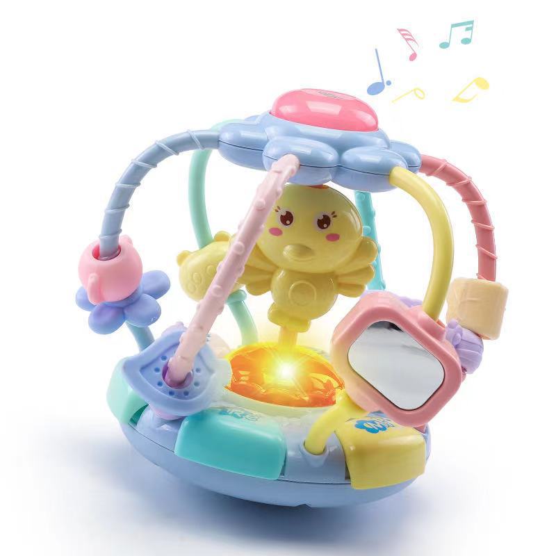 Baby Rattle Teether with Light & Sound