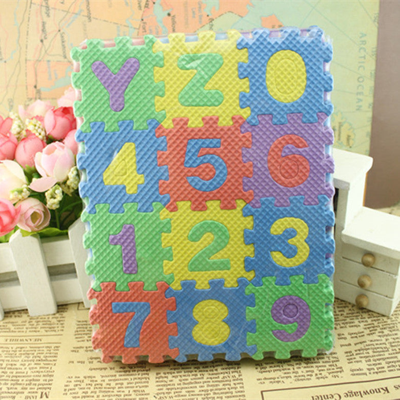 Baby Foam Crawling Mat (Alphabet & Number Puzzle)