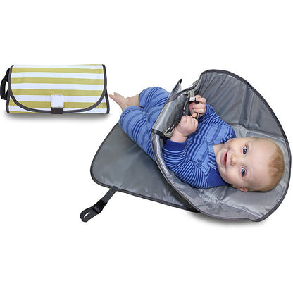 Portable Baby Diaper Changing Pad Clutch – Waterproof, Foldable & Travel-Friendly Mat