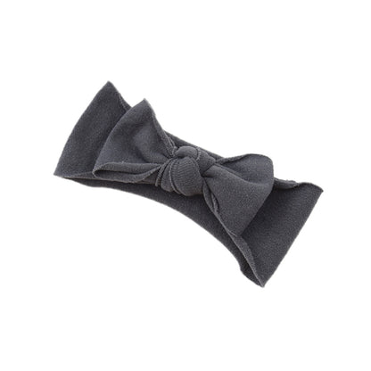 Baby Knotted Bow Headband (Solid Colour)