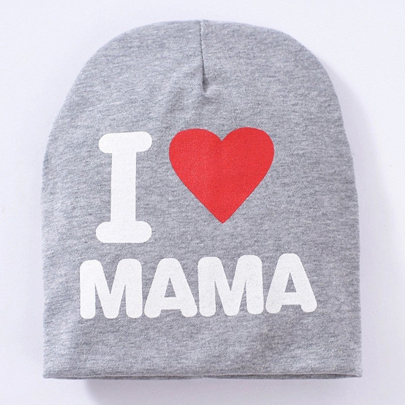 I ❤️ Mama” Baby Autumn & Winter Hat