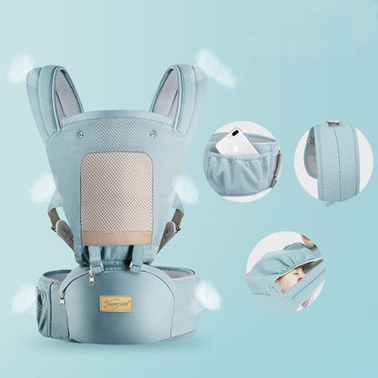 Baby Carrier Front Hold with Lumbar Stool