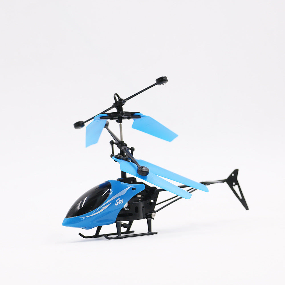 SkyGlide™ Induction RC Helicopter – Auto-Lift, USB Charging, Kid-Friendly Fun