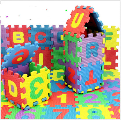Baby Foam Crawling Mat (Alphabet & Number Puzzle)
