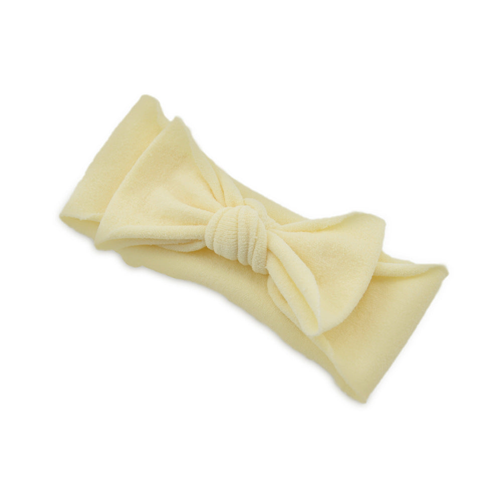 Baby Knotted Bow Headband (Solid Colour)