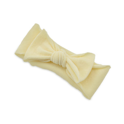 Baby Knotted Bow Headband (Solid Colour)