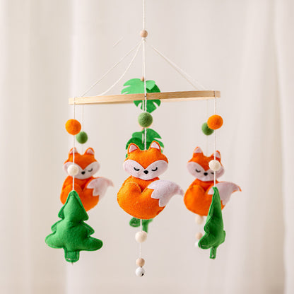 Handmade Plush Cloud Baby Crib Mobile – Soft, Colourful & Soothing Nursery Decor