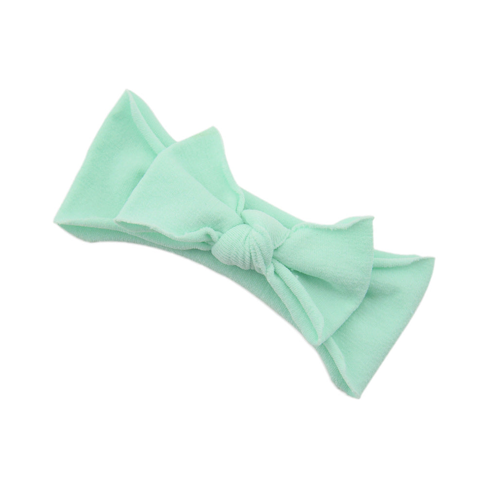 Baby Knotted Bow Headband (Solid Colour)