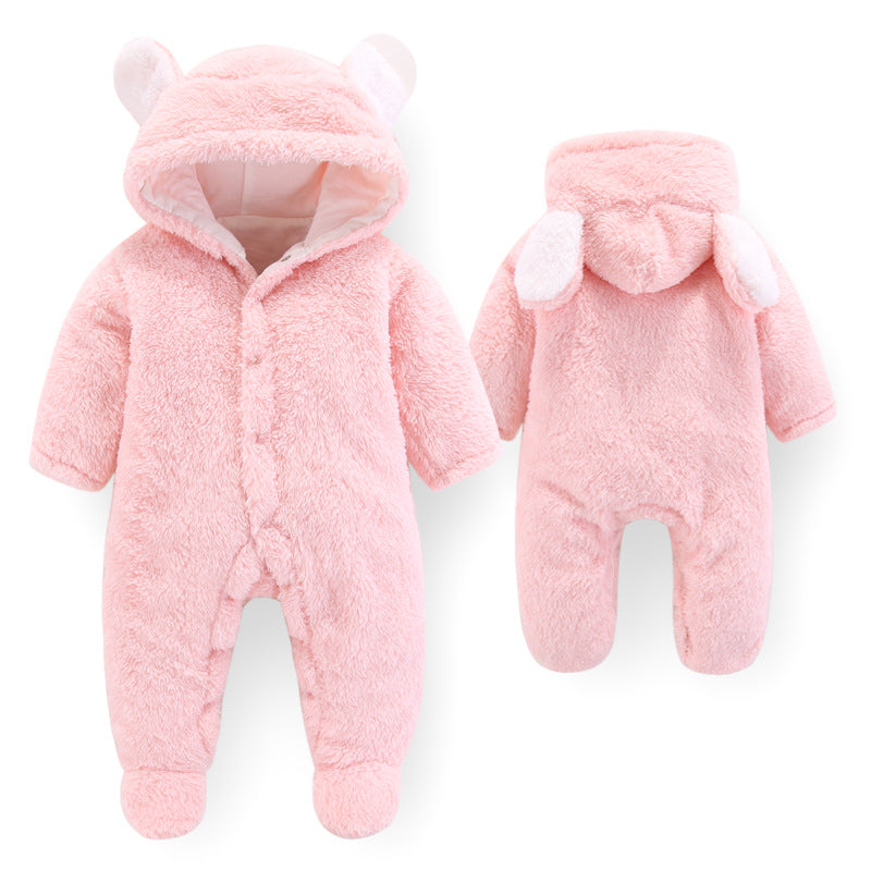 Teddy Bear Winter Baby Jumpsuit