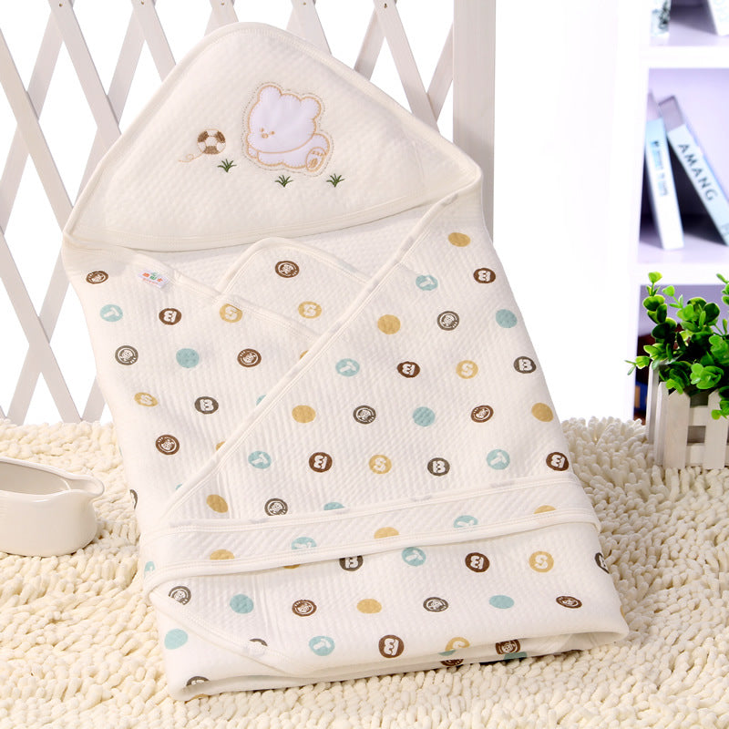 Soft Cotton Baby Swaddle Wrap – Breathable, Lightweight & Cozy for Newborns
