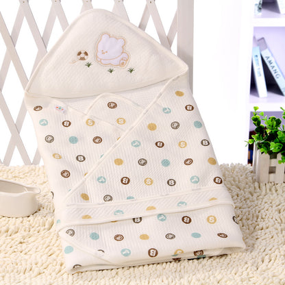 Soft Cotton Baby Swaddle Wrap – Breathable, Lightweight & Cozy for Newborns