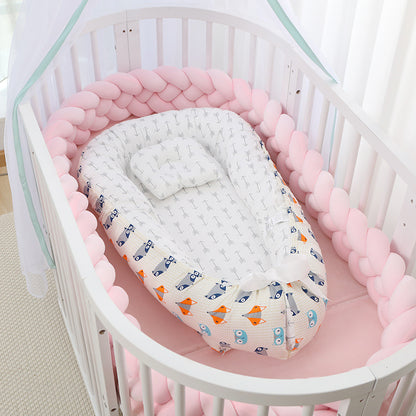 Foldable Removable And Washable Portable Anti-pressure Baby Bed In Bed Bionic Off