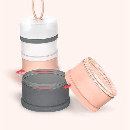 Portable Milk Powder Dispenser – Multi-Layer Formula & Snack Storage Box