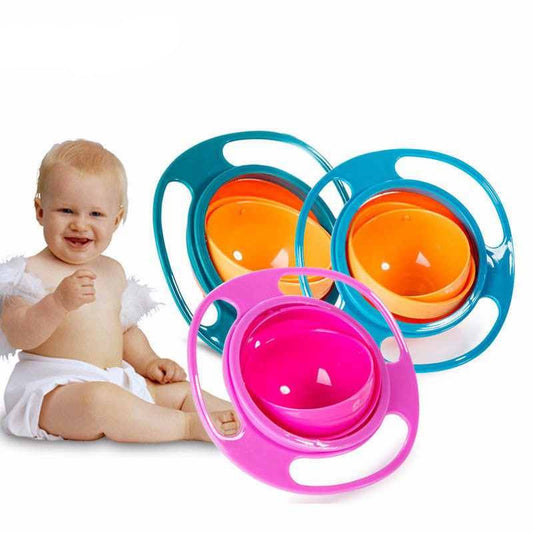360° Rotating Spill-Proof Baby Bowl