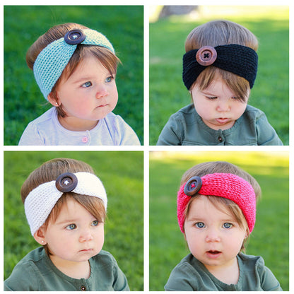Baby Knitted Wool Headband (Hand-Woven)