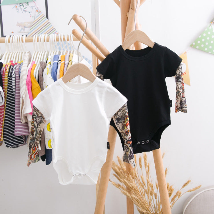 BabyBlush Long Sleeve Summer Wrap Onesie