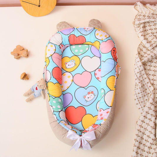 Fashionable Portable Removable And Washable Baby Bed Can Be Folded Out