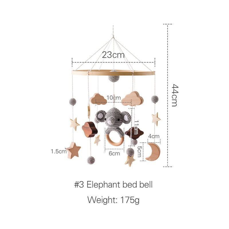 Cross-border Comforter Bed Bell Hanging Baby Sleep Companion Wind Chimes Rotatable Rattle Toys