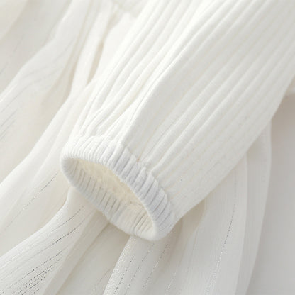 Baby Princess Fluffy Dress with Bonnet