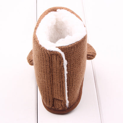 Cozy Bear Baby Booties
